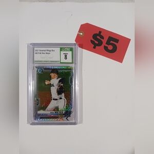 2021 Bowman Mega Box #BCP-66 Max Meyer CSG NM/Mint 8